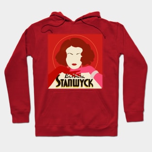 Barbara Stanwyck Hollywood star Hoodie